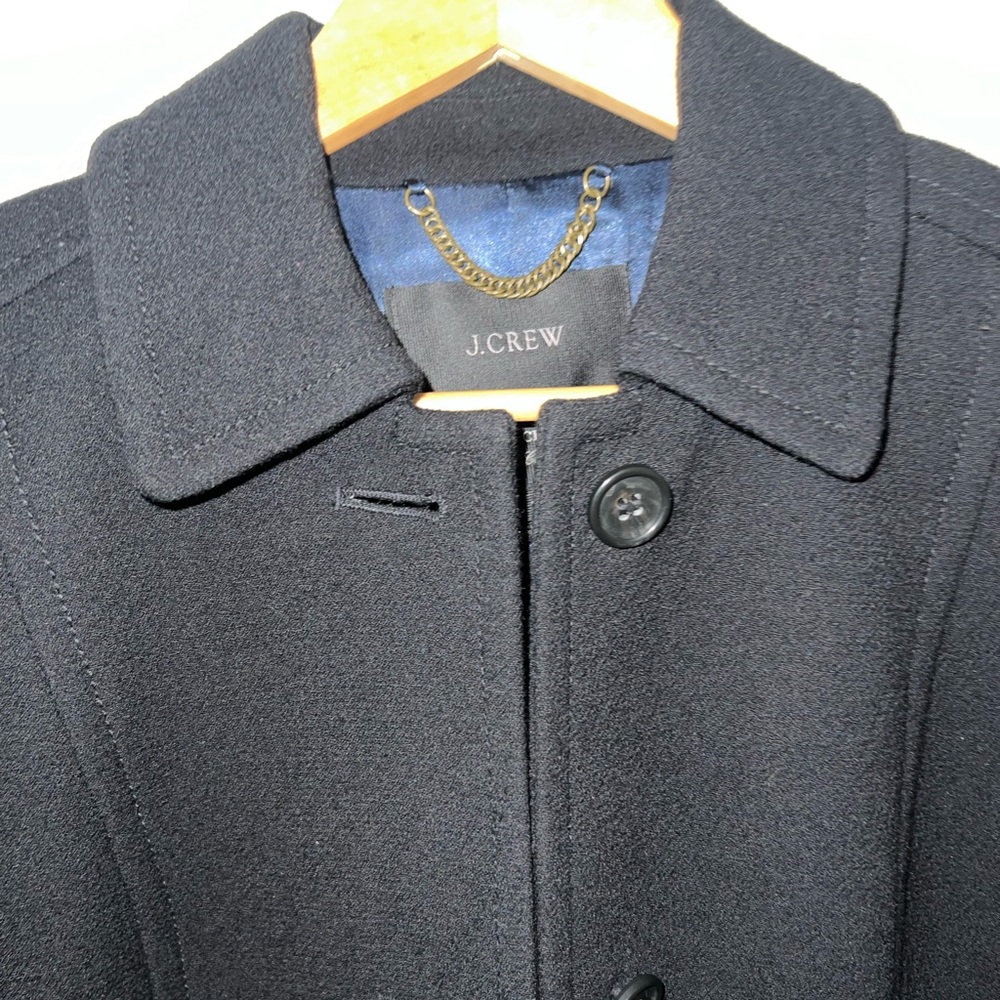 J. Crew New Lady Day Topcoat In Italian Double-Cloth Wool Blend